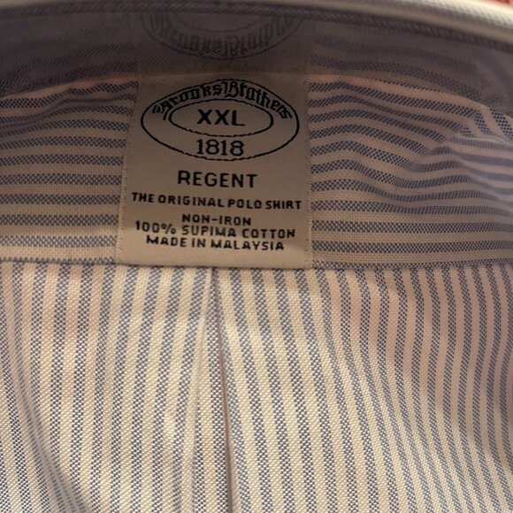 NWT Brooks Brothers Regent Non Iron Button Down Shirt XXL - Picture 2 of 4